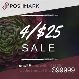 ***4/$25 sale!!***!